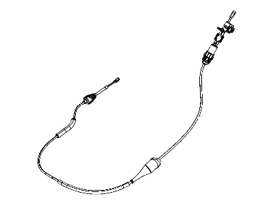 Mopar 55366259AF Transmission Shift Cable