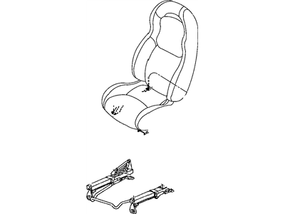 Mopar 5136013AA Track-Track Assembly-LH