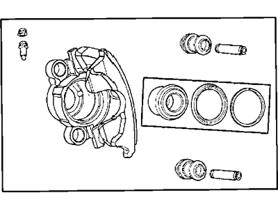 2012 Ram 1500 Brake Caliper - 5179880AC