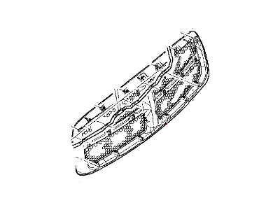 Mopar 5JY10DV6AE Grille-Radiator