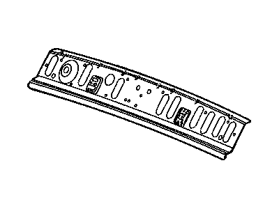 Mopar 55359591AA Header-Roof Rear