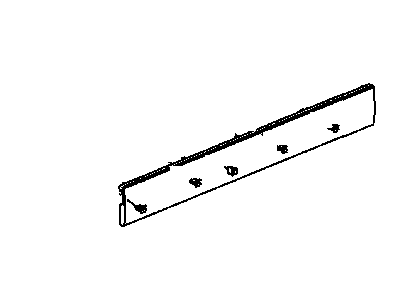 Mopar 5KL71DX9AC Panel-Swing Gate Trim