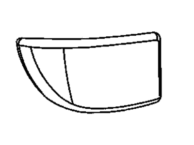 Mopar 5023709AA Reflector-Door Trim Panel