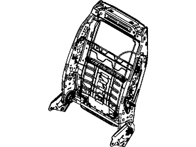 Mopar 4610347AB Frame-Front Seat Back