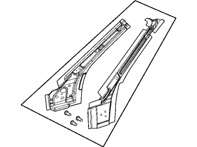 Mopar 4878705AC Frame-Windshield Header Inner Fra