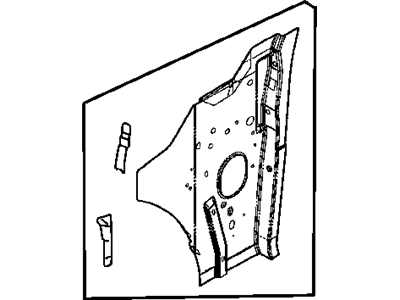 Mopar 4878549AG COWL Panel-COWL Side