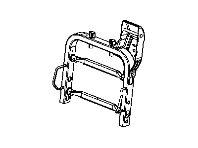 Mopar 68027675AA Frame-Rear Seat Back