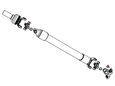 Dodge Ram 3500 Drive Shaft - 52123382AB