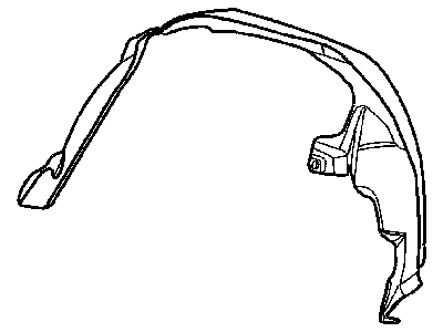 Mopar 55136229AB Shield-Front Fender