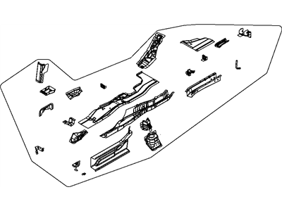 Mopar 5076204AE SIDEMEMBE-Floor