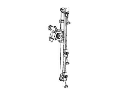Mopar 68401985AA Front Door Window Regulator Right