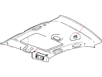 2006 Chrysler Sebring Sun Visor - TF38WL8AG