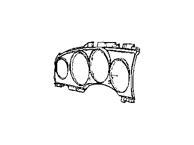 Mopar YW801BKAK Bezel-Instrument Cluster