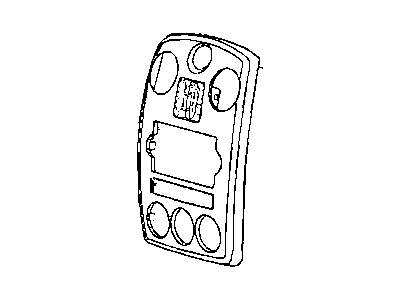 Mopar 1EK701AAAE Bezel-Instrument Panel