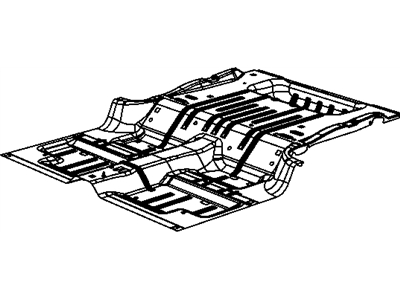 Mopar 68002408AD Pan-Rear Floor