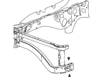 Mopar 55275694AL Radiator Support