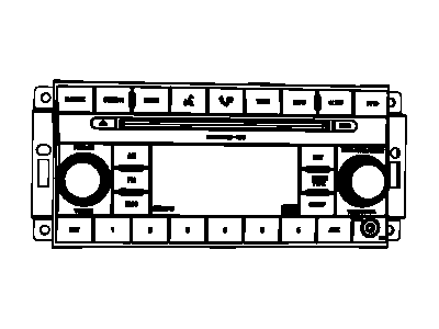 Mopar 68021159AB Radio-AM/FM With Cd