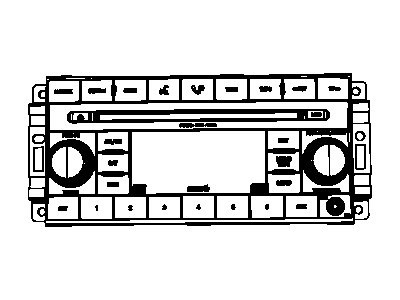 Mopar 5064949AD Radio-AM/FM/6 DVD/SDARS