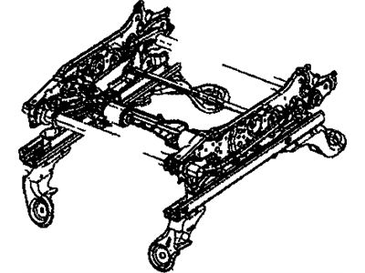 Mopar 68050732AB ADJUSTER-Manual Seat