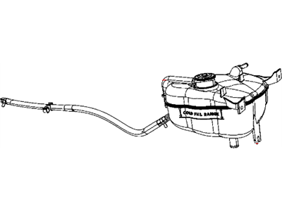 Mopar 55111200AC Bottle-PRESSURIZED COOLANT