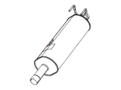 Ram 2500 Muffler - 68213882AF