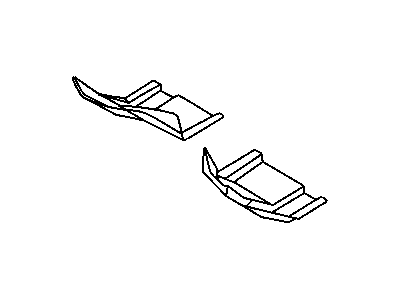 Mopar 5054165AB REINFMNT-Front Side Rail To Dash