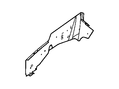 Mopar 4719543AB REINFMNT-Front Side Rail