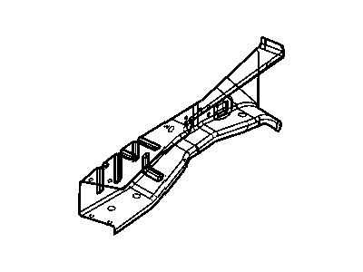 Mopar 4719539AB Rail-Front Side Rail Front