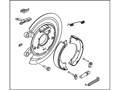 Mopar 52009967AE Plate-Parking Brake