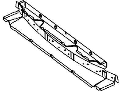 Mopar 5114046AA CROSSMEMBER-Rear Wall