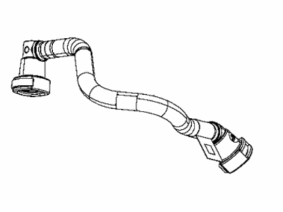 2020 Jeep Wrangler Crankcase Breather Hose - 4893612AA