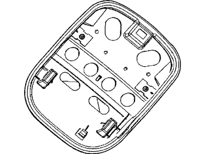 Mopar 55361300AA RETAINER-Overhead Console