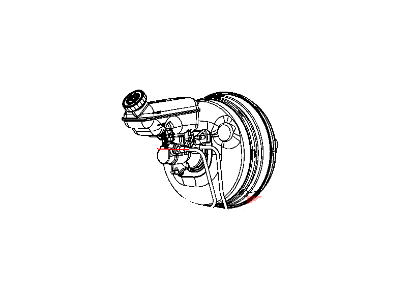 2012 Chrysler Town & Country Brake Line - 5154225AB