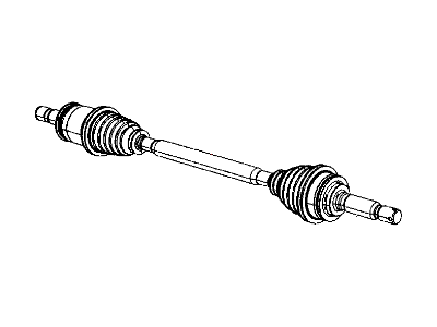 Mopar 5085141AC Left Axle Shaft Rear Axle