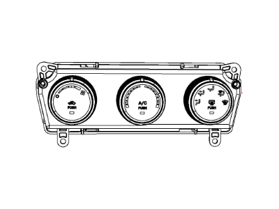 Mopar 68197432AA Air Conditioner And Heater Control