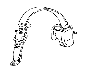 1997 Dodge Neon Seat Belt - PM06SX9