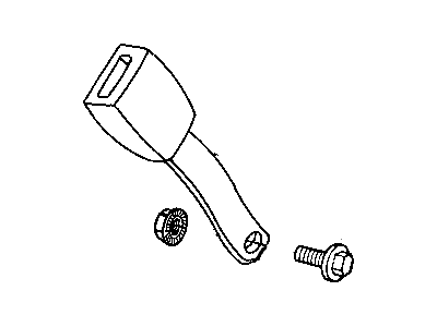 Mopar 4864865 Bolt-Seat Belt