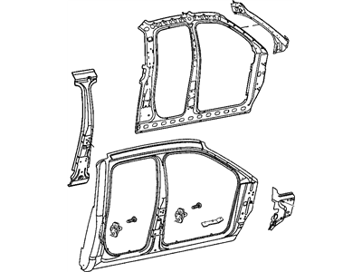 Mopar 5080306AA Panel Body Side Aperture Complete