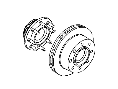 1996 Dodge Ram 2500 Brake Disc - V5018207AA