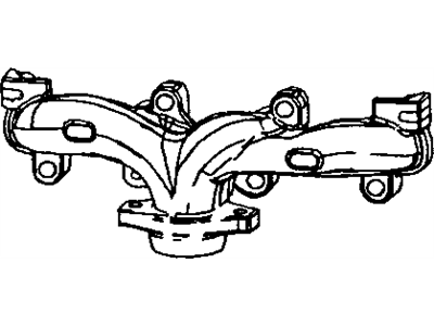 2004 Dodge Dakota Exhaust Manifold - 53030809AC