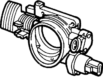 Chrysler LHS Throttle Position Sensor - 4897247AA