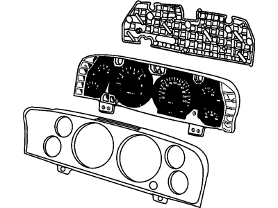 Mopar 56051103AF Cluster