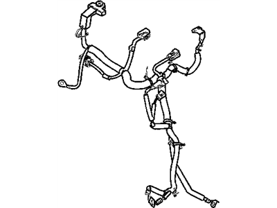 Mopar 56050300AE Alternator And Battery Wiring