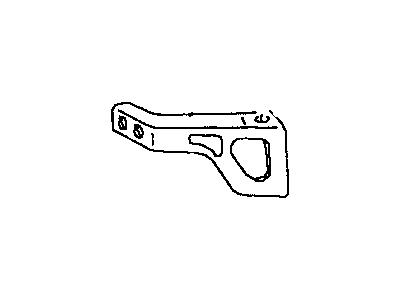 Mopar 55274868 Bracket-Rear Bumper Side