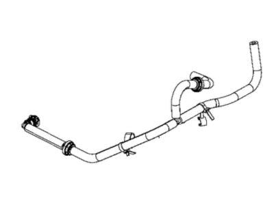 2014 Ram 1500 Brake Booster Vacuum Hose - 4581533AB
