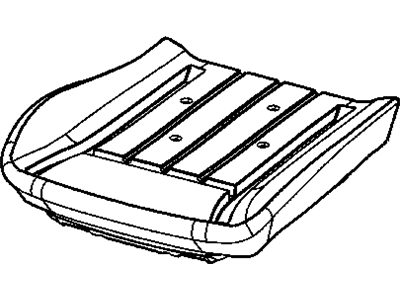 Mopar 5135283AA Frame-Front Seat Cushion