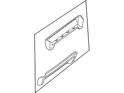 Mopar 82205934 CLADDING-LOWERSIDE