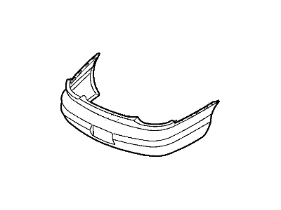 Mopar 5288542 Rear Bumper Cover