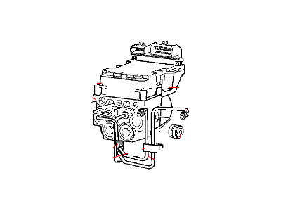 Dodge Ram 2500 ABS Control Module - 52121408AB