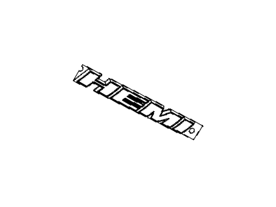 Mopar 68085330AB NAMEPLATE-HEMI